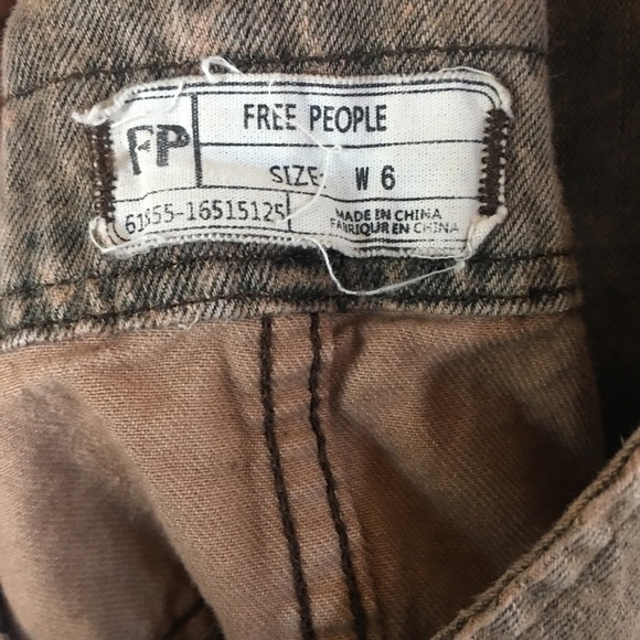 Free People Torn Up Printed Overall Leopard Jumper Size 6 - Picture 8 of 10